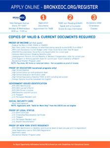 Documents Required to register